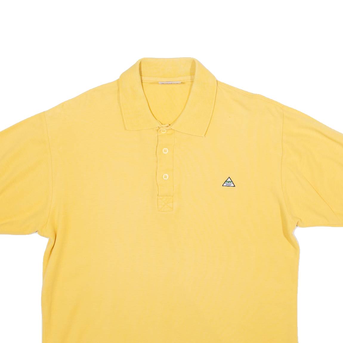 NEW FAST Mens Polo Shirt Yellow S