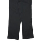 DICKIES Mens Cotton Blend Black Regular Fit Straight Leg Trousers W32 L30