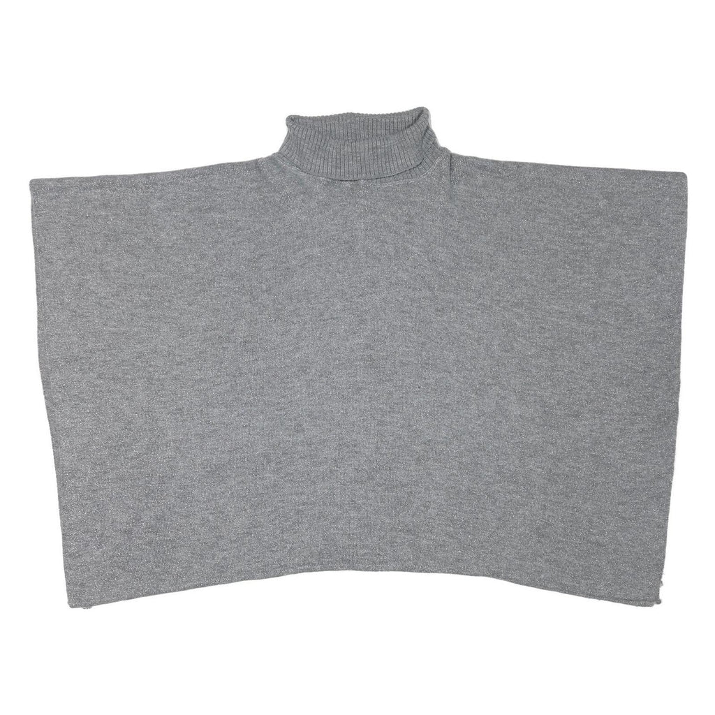 MONSOON Womens Grey Plain Pullover Jumper Roll Neck Basic Knit 2XL Stylish