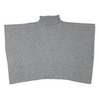 MONSOON Womens Grey Plain Pullover Jumper Roll Neck Basic Knit 2XL Stylish