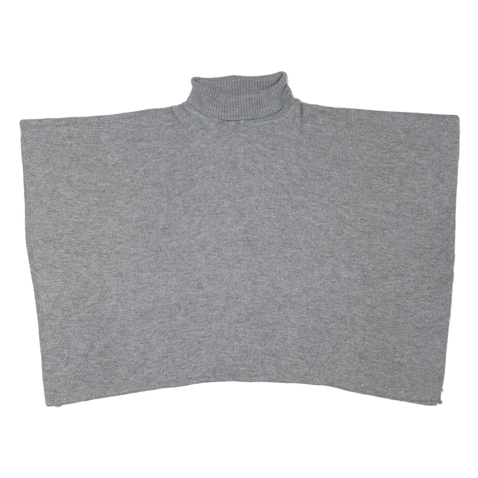 MONSOON Womens Grey Plain Pullover Jumper Roll Neck Basic Knit 2XL Stylish