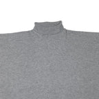 MONSOON Womens Grey Plain Pullover Jumper Roll Neck Basic Knit 2XL Stylish