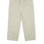 DICKIES Mens Cotton Blend Beige Regular Fit Straight Leg Trousers W26 L28