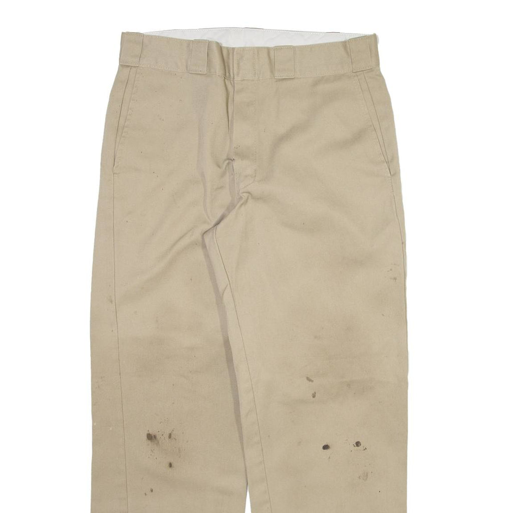 DICKIES 874 Workwear Mens Trousers Beige Regular Straight W32 L30