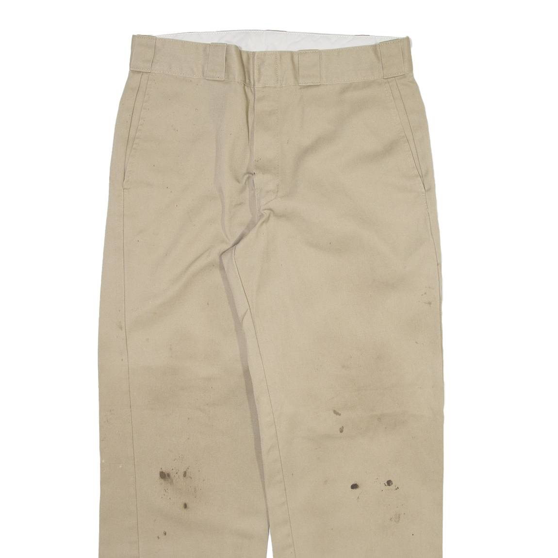 DICKIES 874 Workwear Mens Trousers Beige Regular Straight W32 L30
