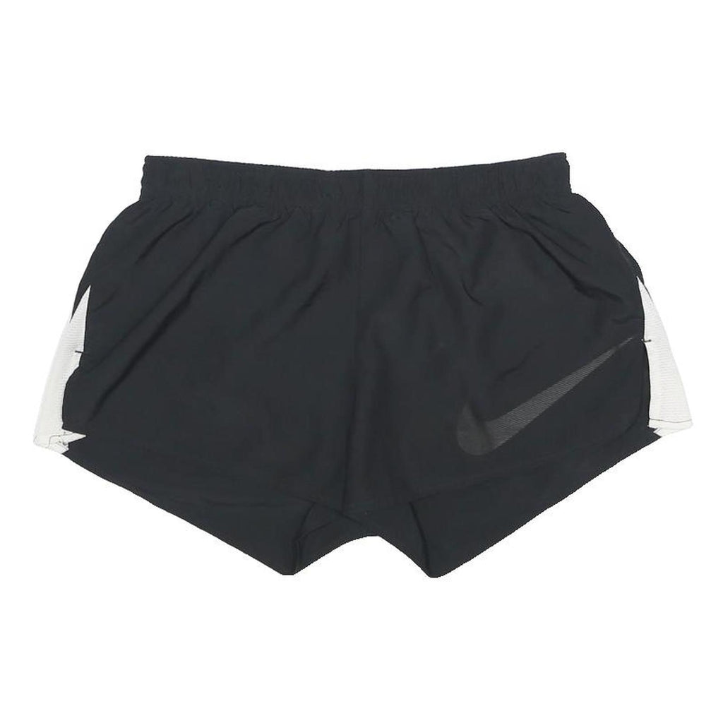 NIKE Womens Black Casual Shorts M W27 Dri-FIT Lightweight Sportswear