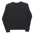 FILA Mens Black Crew Neck XS Logo Front Cotton Blend Sweatshirt Pullover