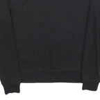 FILA Mens Black Crew Neck XS Logo Front Cotton Blend Sweatshirt Pullover