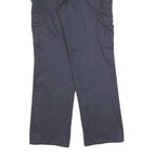 DICKIES Womens Cotton Blend Navy Blue Regular Straight Trousers W34 L32 Workwear