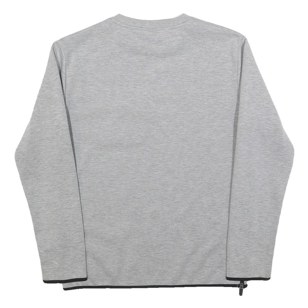 ELLESSE Mens Grey Sweatshirt Crew Neck S Cotton Blend Casual Pullover