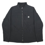 CARHARTT Womens Black Nylon Zip Jacket L Workwear Outdoor Casual