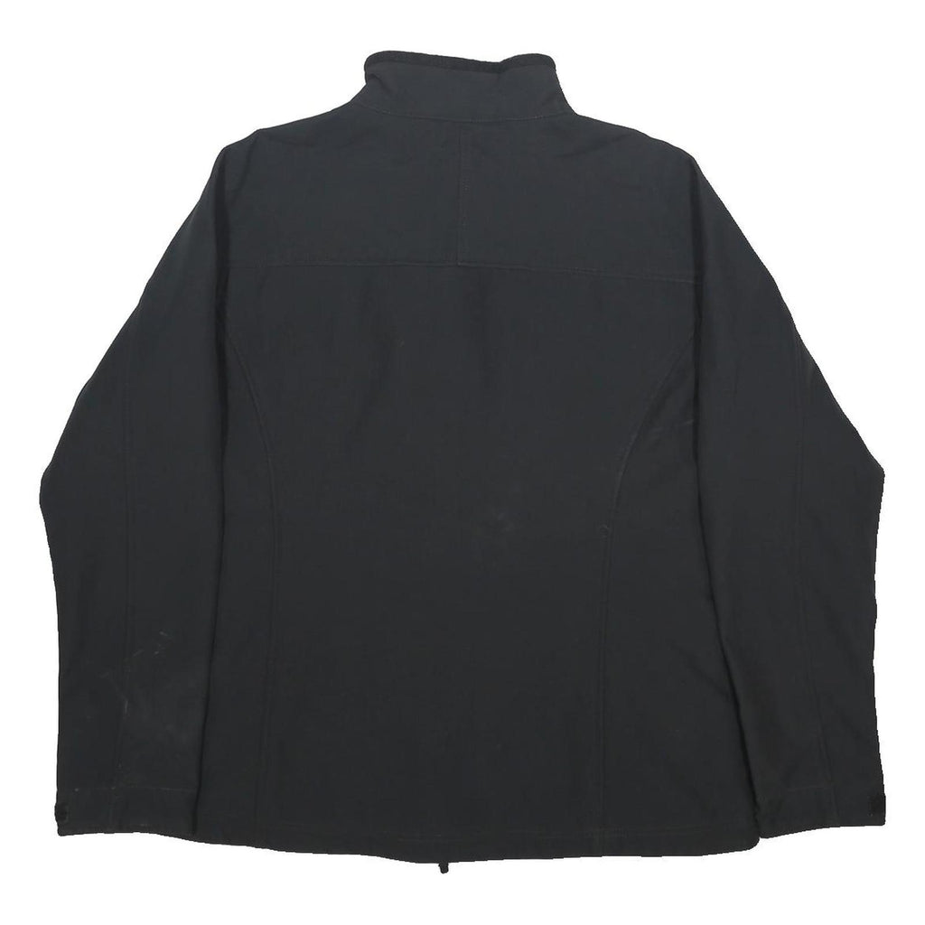 CARHARTT Womens Black Nylon Zip Jacket L Workwear Outdoor Casual