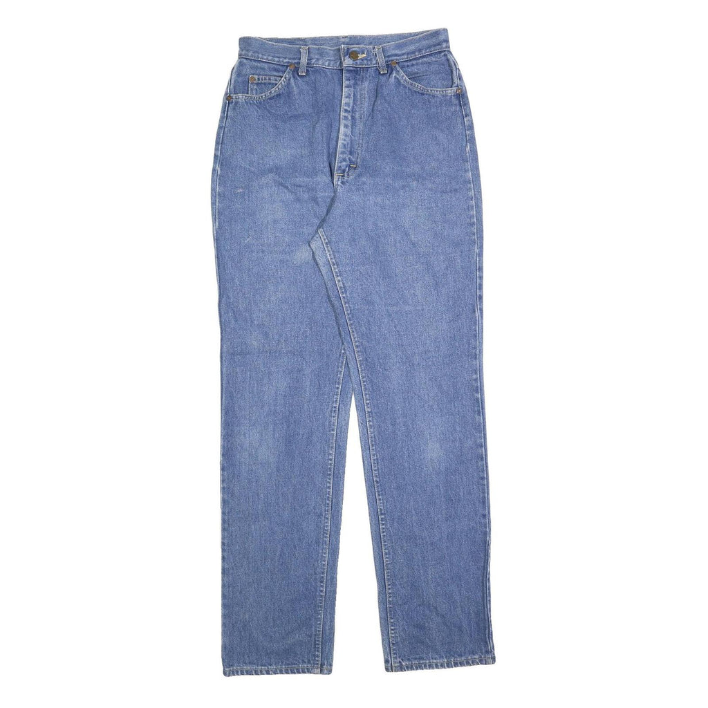 LEE Womens Jeans Blue Cotton Blend Regular Straight W29 L33 Classic Denim Zip