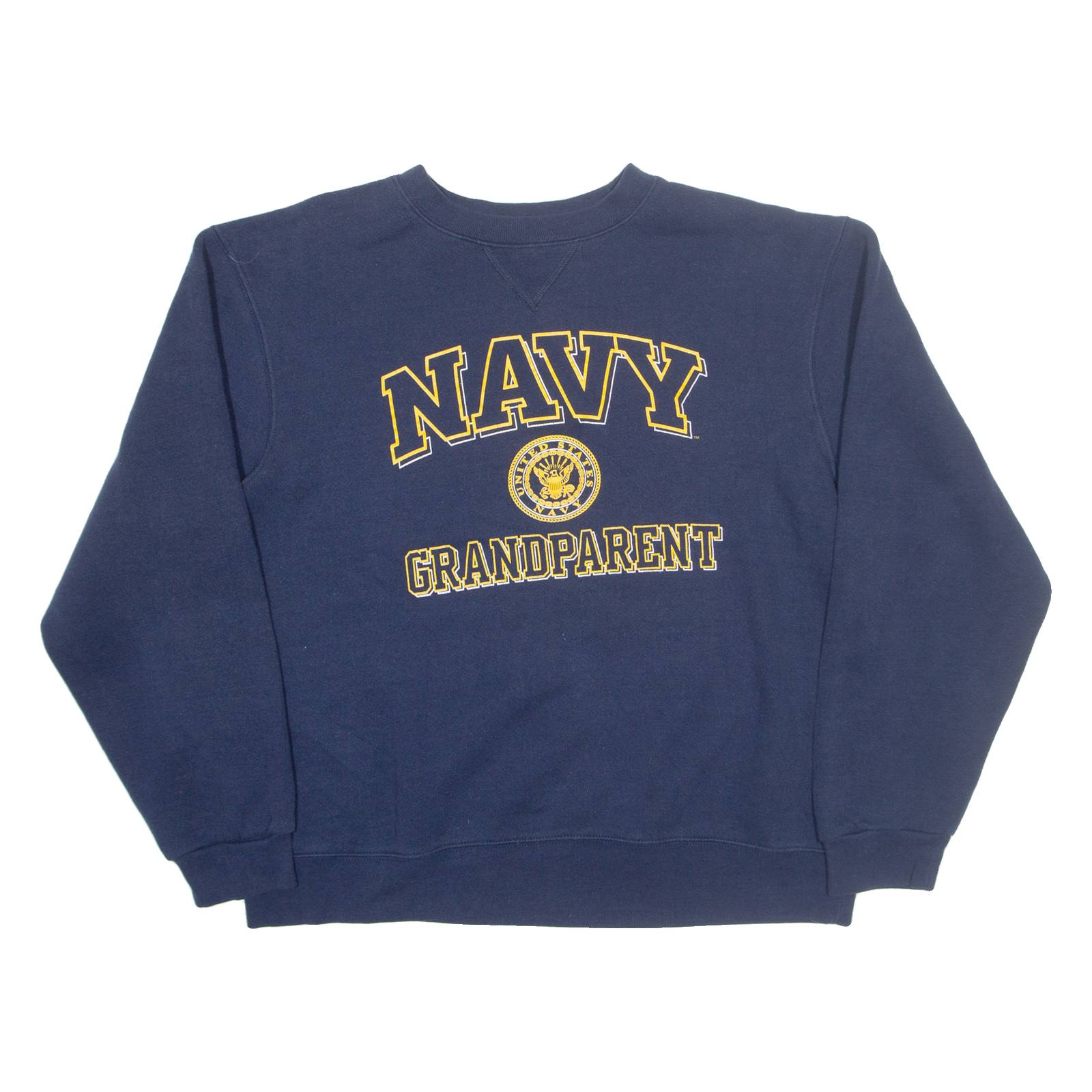 SOFFE US Navy Grandparent Womens Sweatshirt Blue USA L