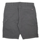 DICKIES Mens Shorts Black Casual Workwear XL W38 Durable Cotton Blend