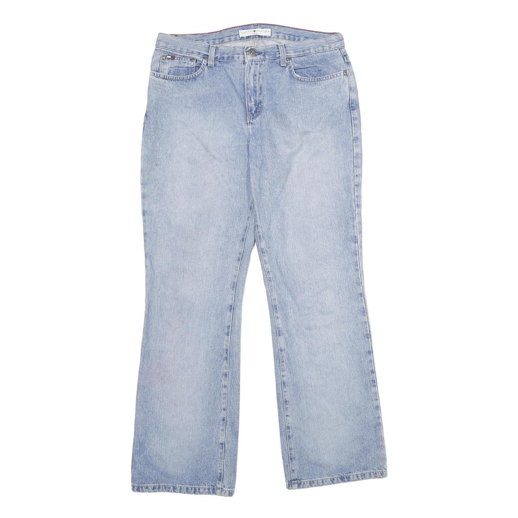 TOMMY HILFIGER Womens Jeans Blue Regular Straight Denim Medium W34 L32 Classic
