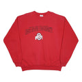 HANES Mens Red Ohio State University Crew Neck XL Cotton Sweatshirt