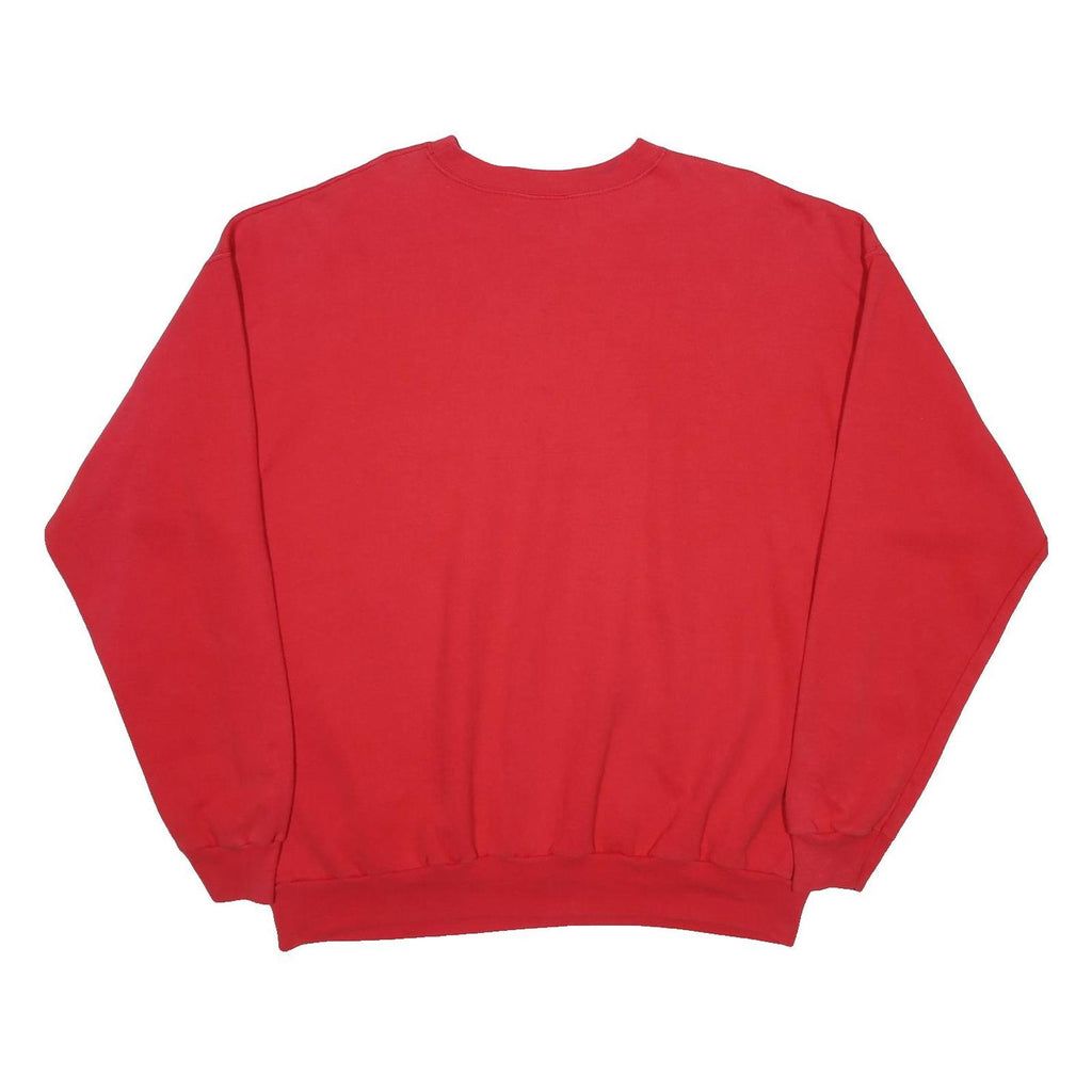 HANES Mens Red Ohio State University Crew Neck XL Cotton Sweatshirt