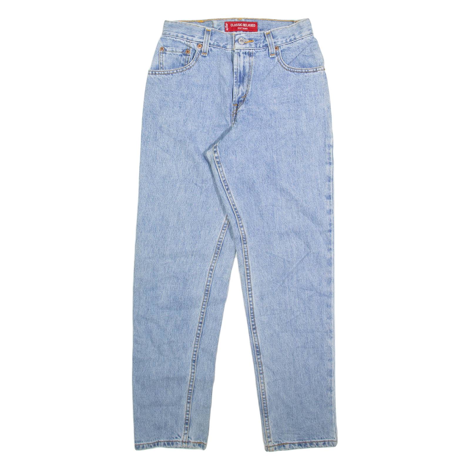 LEVI'S 550 Womens Jeans Blue Relaxed Tapered W25 L30