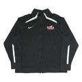 NIKE Mens Black & White Bethesda Athletics Zip Jacket L Polyester Blend