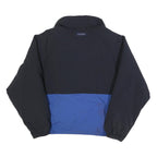 NAUTICA Mens Blue & Black Reversible Jacket XL Polyester Blend Zip Casual