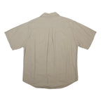 CARHARTT Mens Beige Casual Cotton Shirt L Button Pocket Workwear
