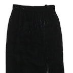 JH COLLECTIBLES Womens Black Mini Polyester Blend Plain Skirt Size S Elegant