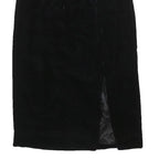 JH COLLECTIBLES Womens Black Mini Polyester Blend Plain Skirt Size S Elegant