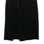 JH COLLECTIBLES Womens Black Mini Polyester Blend Plain Skirt Size S Elegant