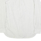 TOMMY HILFIGER Mens White & Black Checked Shirt S Classic Cotton Long Sleeve