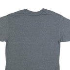 GILDAN Mens Grey Oregon State Graphic T-Shirt L Short Sleeve Crew Neck Printed