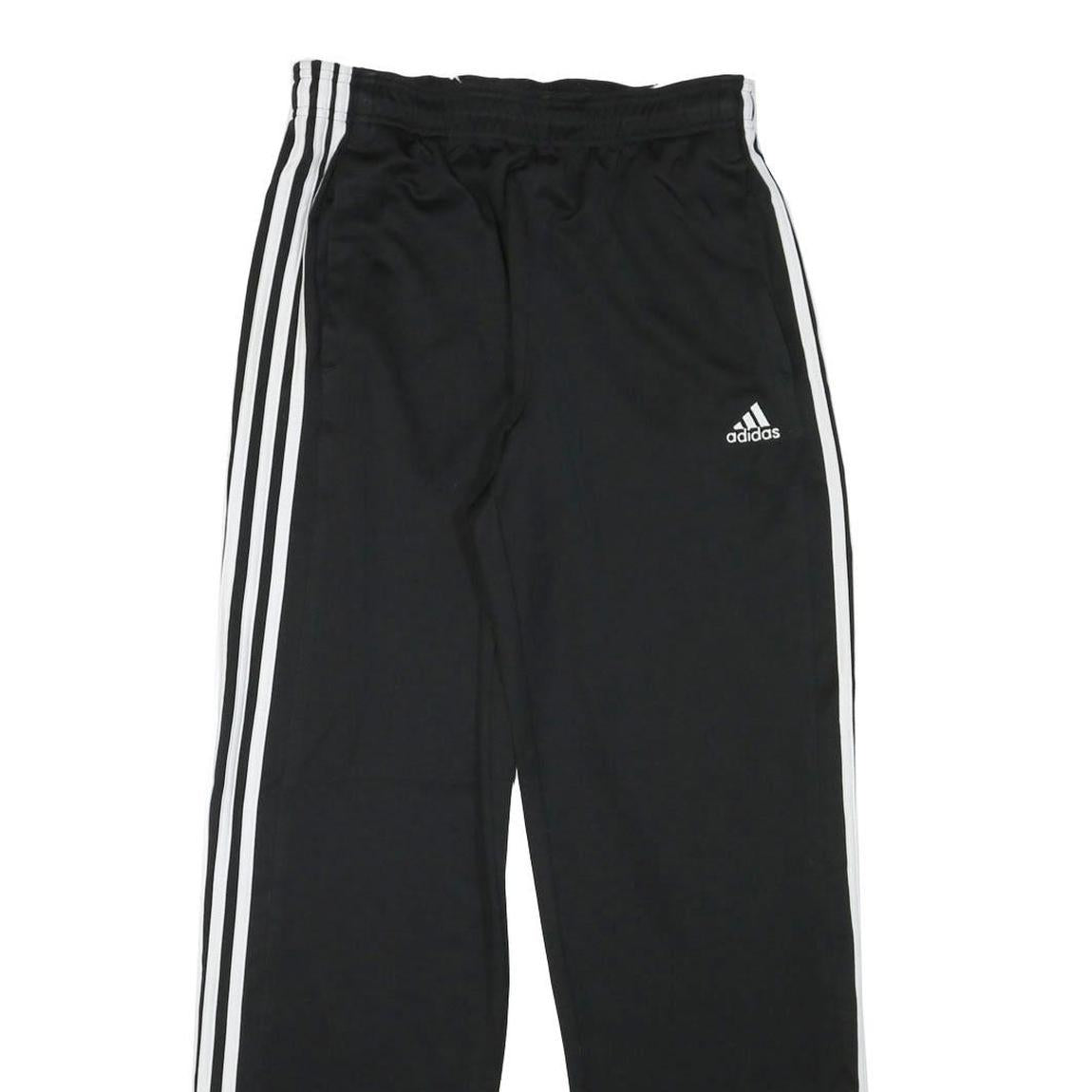 ADIDAS Mens Joggers Black & White Slim Tapered M W28 L31 Sportswear