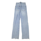 SEE SEE Womens Jeans Blue Relaxed Straight Denim Light W25 L33 Distressed
