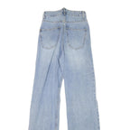 SEE SEE Womens Jeans Blue Relaxed Straight Denim Light W25 L33 Distressed