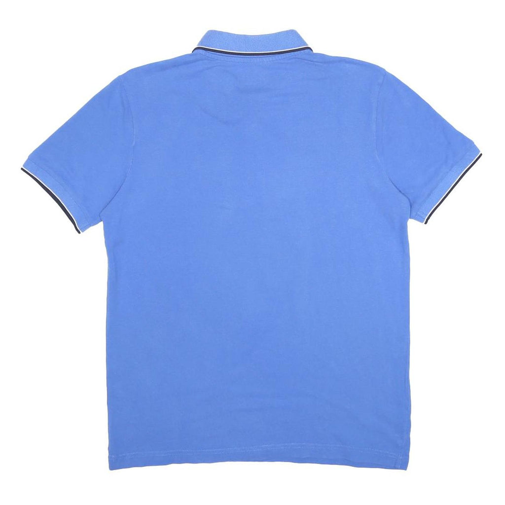KAPPA Mens Blue Short Sleeve Polo Shirt M Cotton Blend Casual Sport