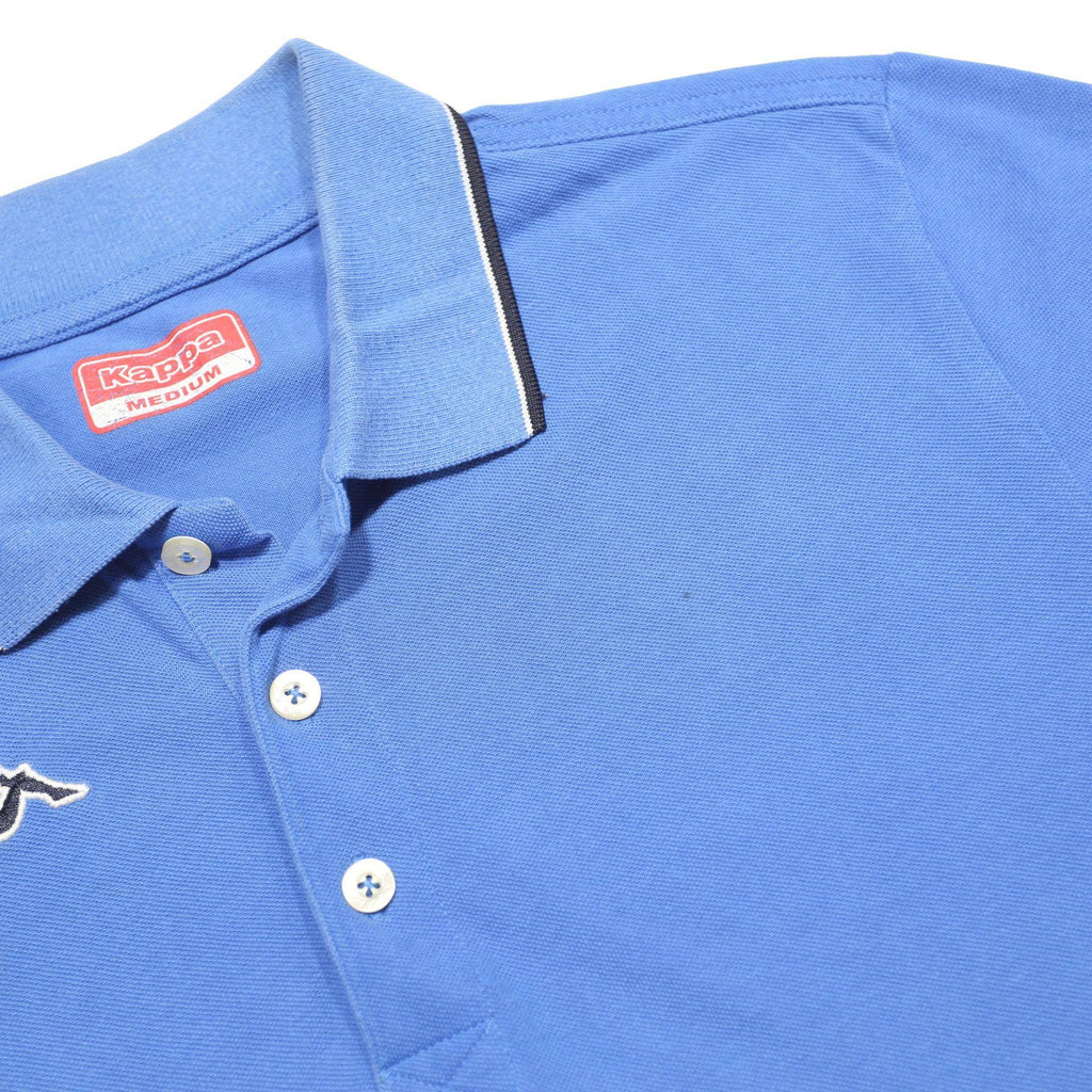 KAPPA Mens Blue Short Sleeve Polo Shirt M Cotton Blend Casual Sport