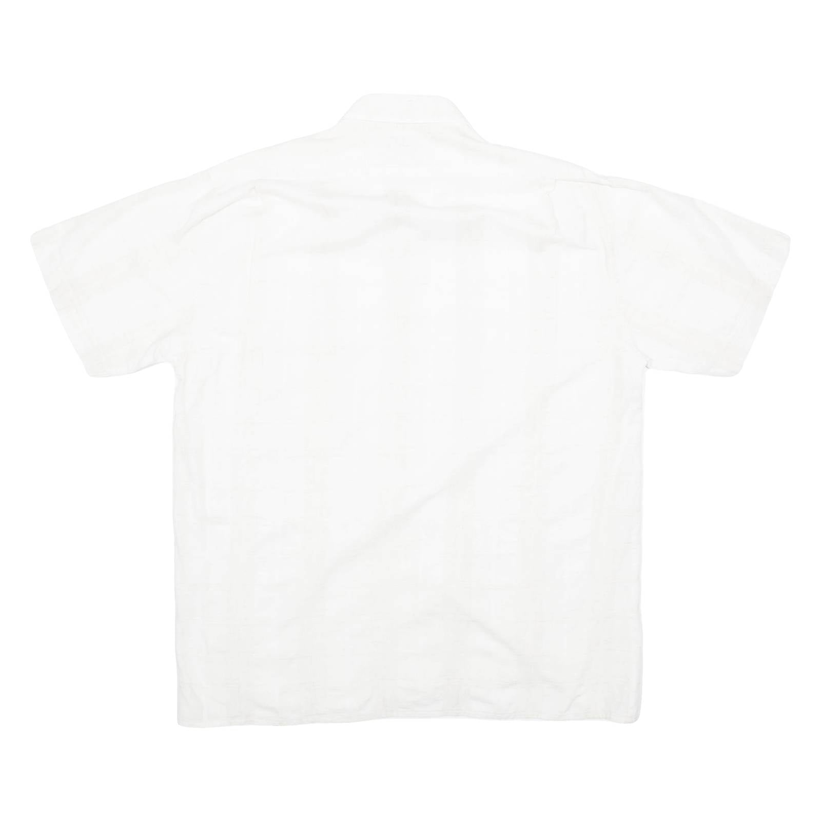 COSMOPOLITAN Mens Plain Shirt White L