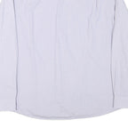 TOMMY HILFIGER Mens White Patterned Shirt XL Cotton Blend Long Sleeve Button