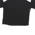 CALVIN KLEIN JEANS Womens Black & White Top Short Sleeve Crew Neck M Lightweight