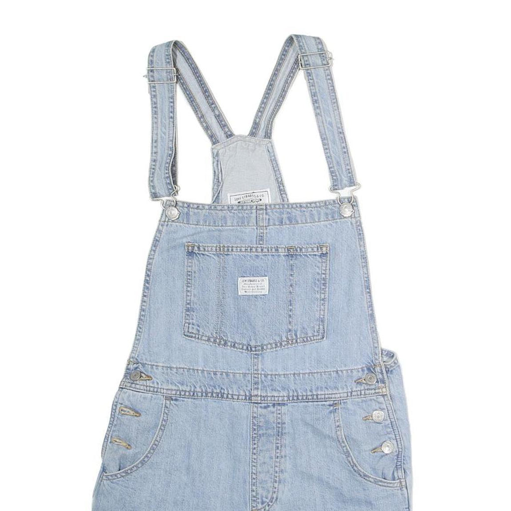 LEVI'S Womens Blue Denim Dungarees Regular Fit Cotton Blend M W30 L6 Classic Style