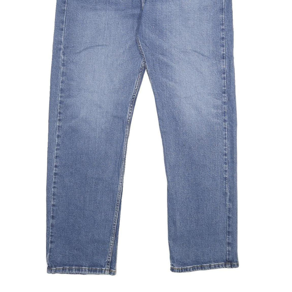 LEVI'S 505 Mens Jeans Blue Regular Straight Denim Medium W40 L32 Classic Zip