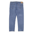 LEVI'S 505 Mens Jeans Blue Regular Straight Denim Medium W40 L32 Classic Zip