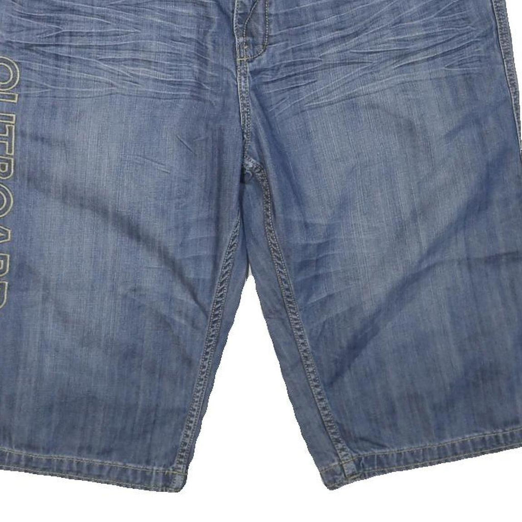 OUTBOARD Mens Blue Denim Casual Shorts XL W40 Cotton Blend Stylish Comfort