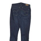 LEVI'S Womens Slim Blue Denim Slim Jeans W27 L27 Stretch Cotton Blend Zip