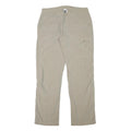 THE NORTH FACE Womens Regular Beige Polyester Blend Zip Trousers W30 L30 Outdoor