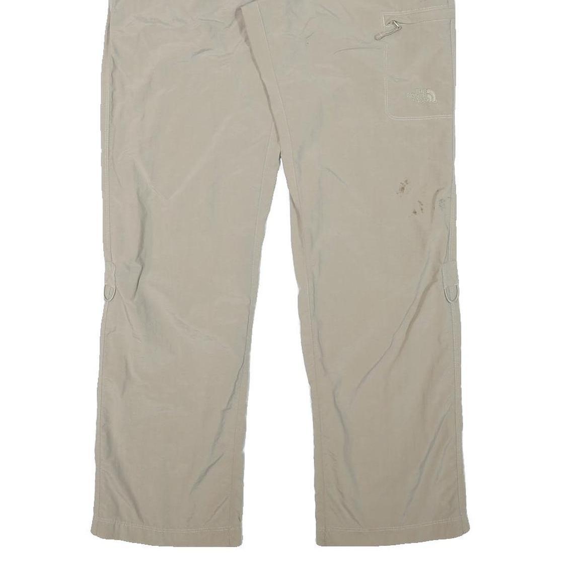 THE NORTH FACE Womens Regular Beige Polyester Blend Zip Trousers W30 L30 Outdoor