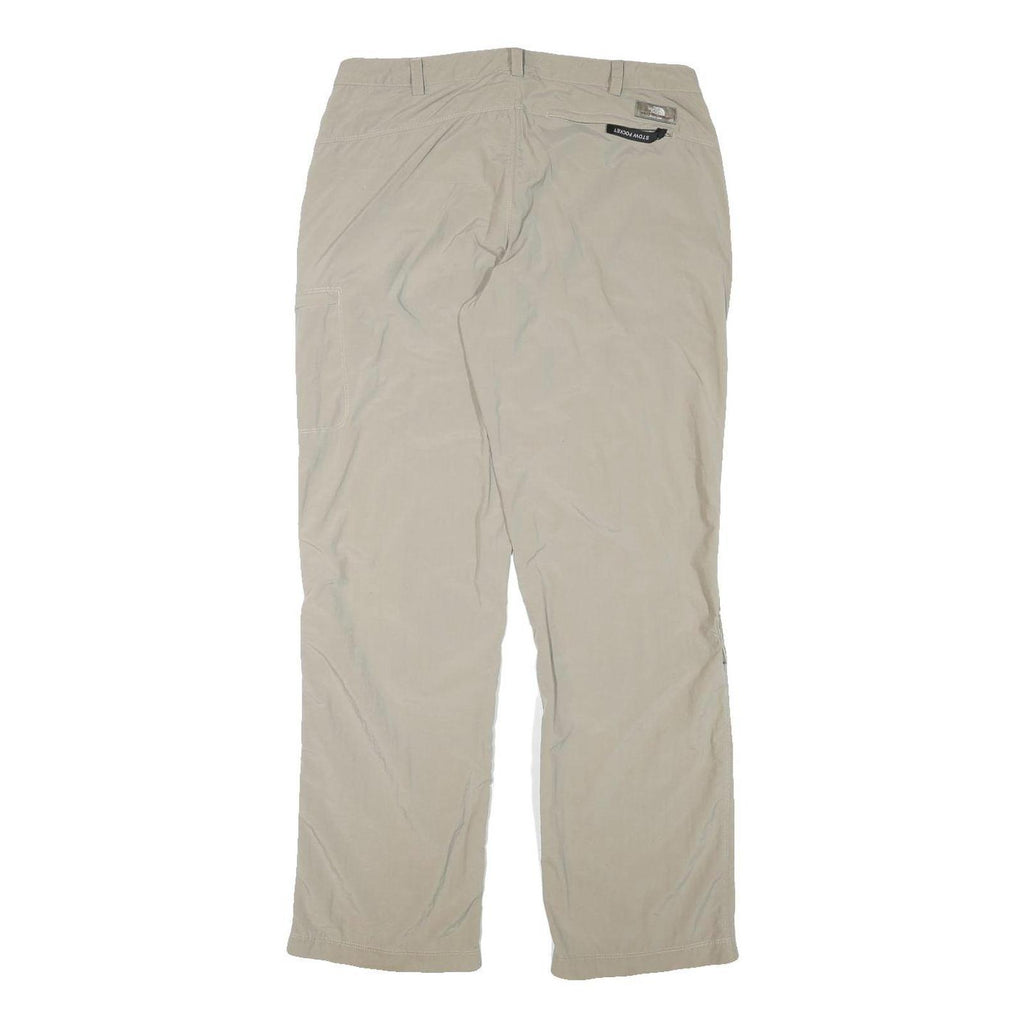 THE NORTH FACE Womens Regular Beige Polyester Blend Zip Trousers W30 L30 Outdoor