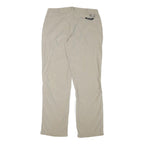 THE NORTH FACE Womens Regular Beige Polyester Blend Zip Trousers W30 L30 Outdoor