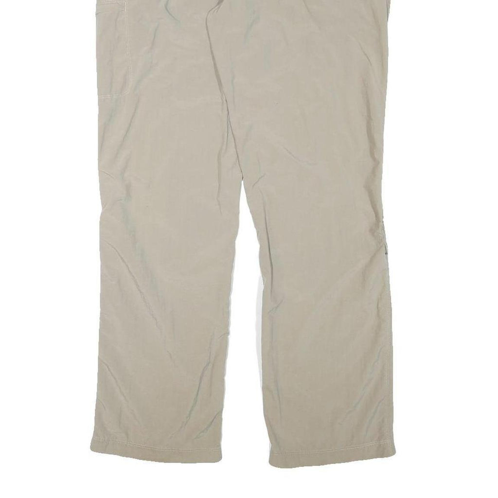 THE NORTH FACE Womens Regular Beige Polyester Blend Zip Trousers W30 L30 Outdoor