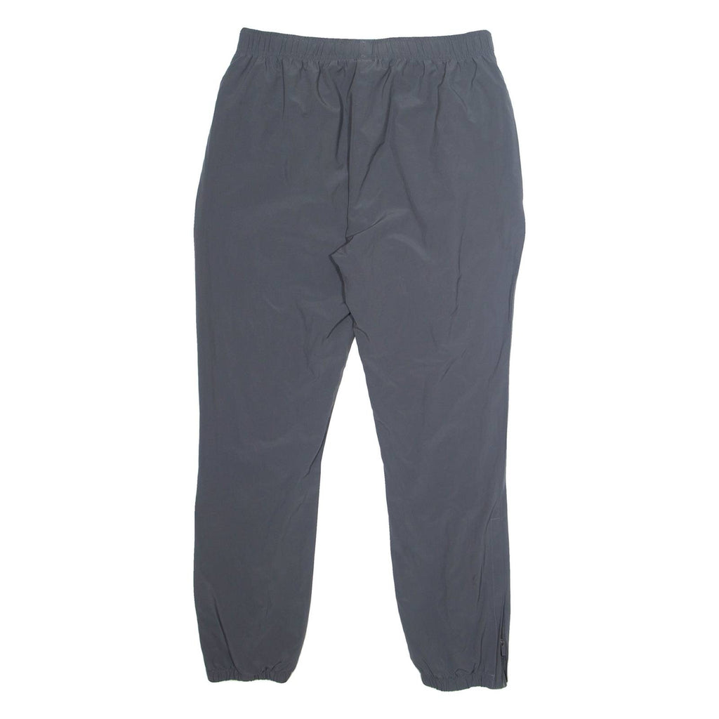 ELLESSE Mesh Lined Mens Track Pants Grey Tapered L W30 L28